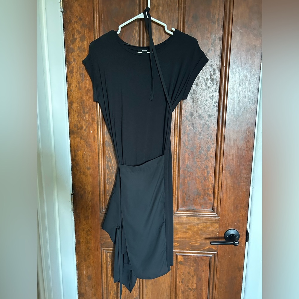RUDSAK Black Asymmetrical Dress